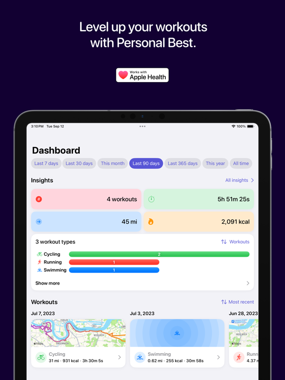 Screenshot #4 pour Tracker – Personal Best