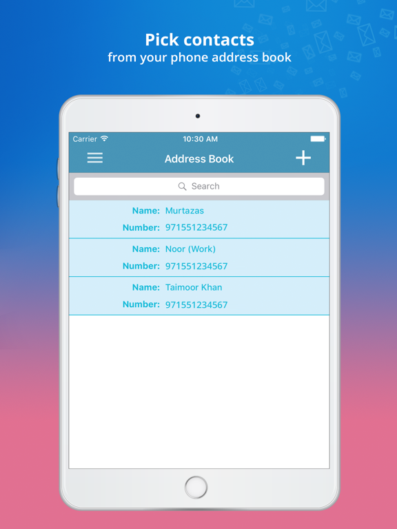 SMS Arrow iPad screenshot