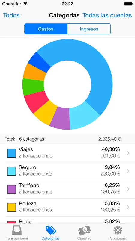 iDindi - Dinero gastos screenshot 2 of 3