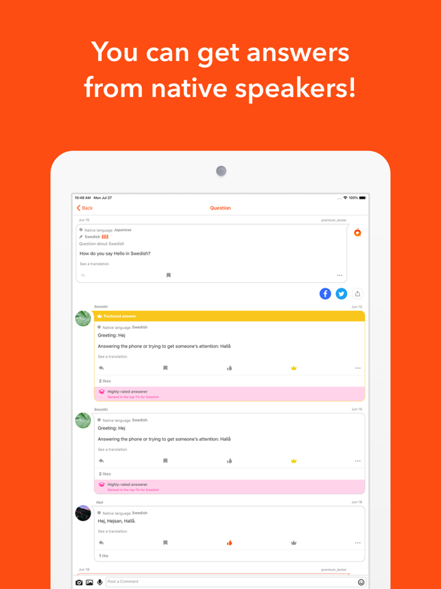 ‎HiNative - Language Learning Screenshot