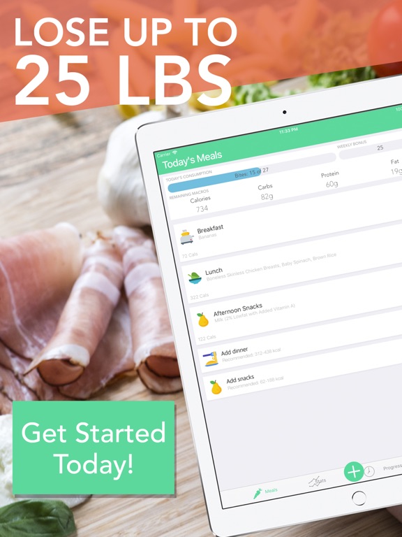 Screenshot #1 for MyBites - Diet & Macro Tracker