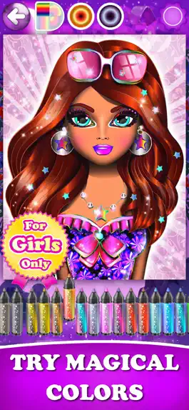 Game screenshot PONY Coloring Pages for Girls apk