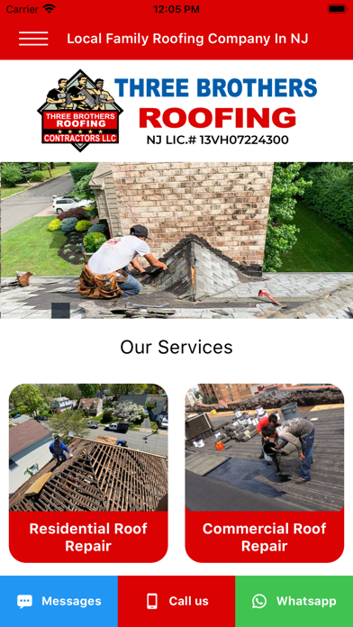 Three Brothers Roofing NJ Screenshot
