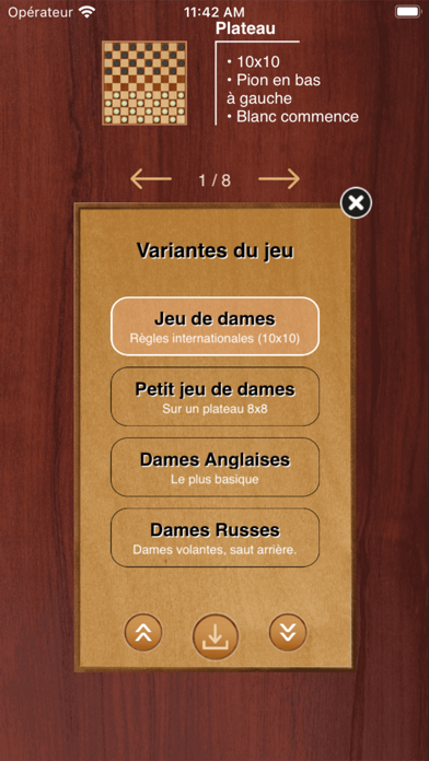 Screenshot #3 pour Jeu de dames
