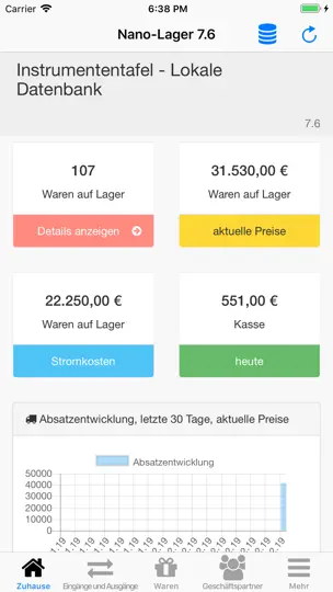 Screenshot von Der Nano-Lager auf dem iPhone 1