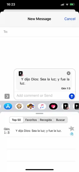 Game screenshot Biblia citas para iMessage apk
