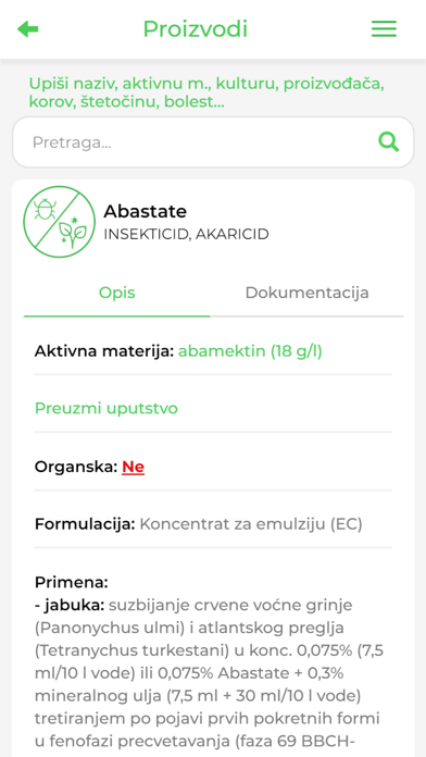 AgroVodič (ex Pesticidi.org) Screenshot