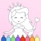 Icon Princess Coloring Kid Toddler