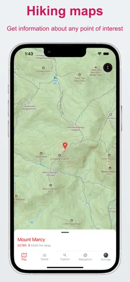 Game screenshot OUTMAP: hike, ski, outdoor apk