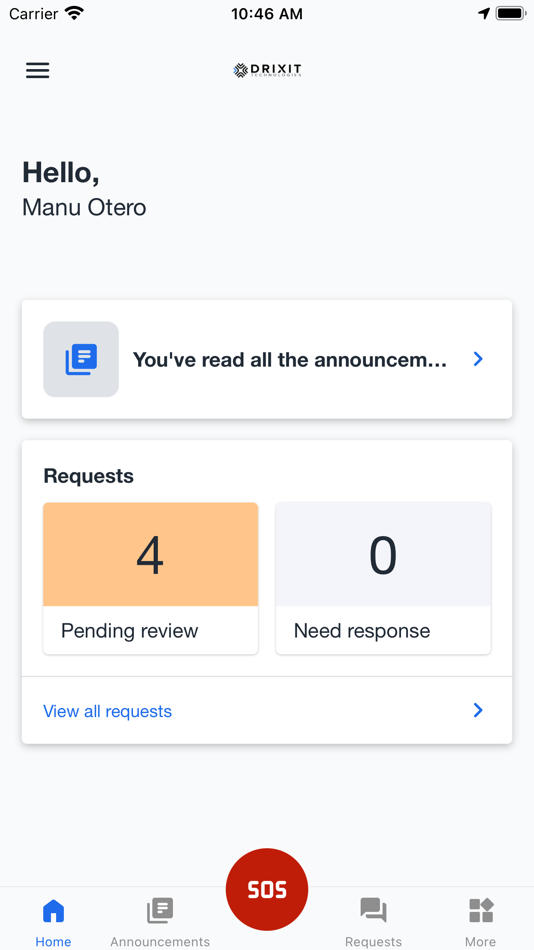 #2. Drixit Mobile App (iOS) By: Drixit