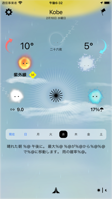 今日の天気、神様が教えます - Weath... screenshot1