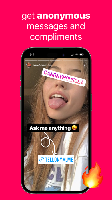 tellonym - anonymous questions Screenshot