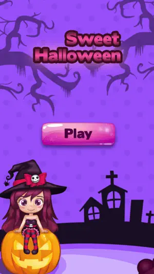 Sweet Halloween Bubble Shooter screenshot 1