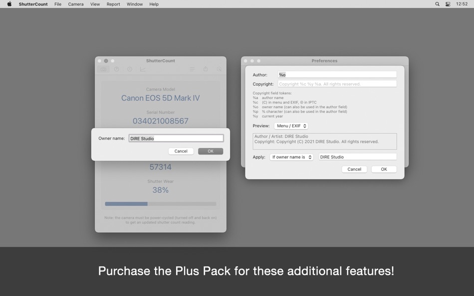 #6. ShutterCount (macOS) بواسطة: DIRE Studio