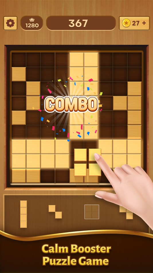 #3. Wood Block Puzzle : Brain Game (iOS) Podle: Jatin Maniya