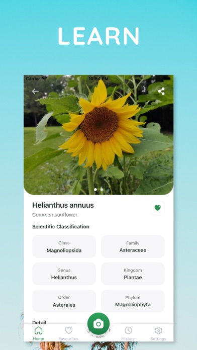 The Plant Identification App Screenshot