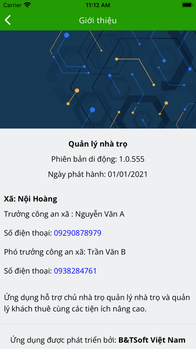 Quản lý nhà trọ - BG Screenshot