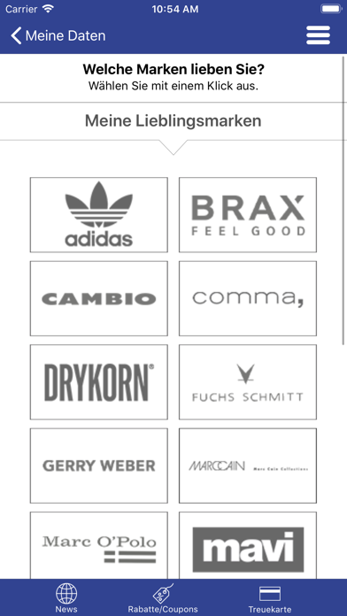 Modehaus Baltz Screenshot