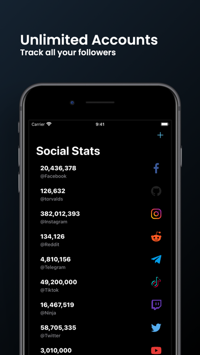 Social Stats Widget & Counterのおすすめ画像3