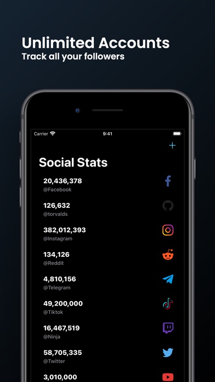 Social Stats Widget: Followers
