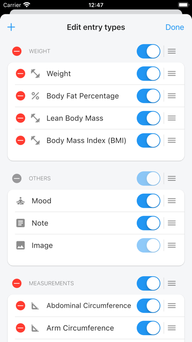 OmniLog: Weight Tracker Screenshot
