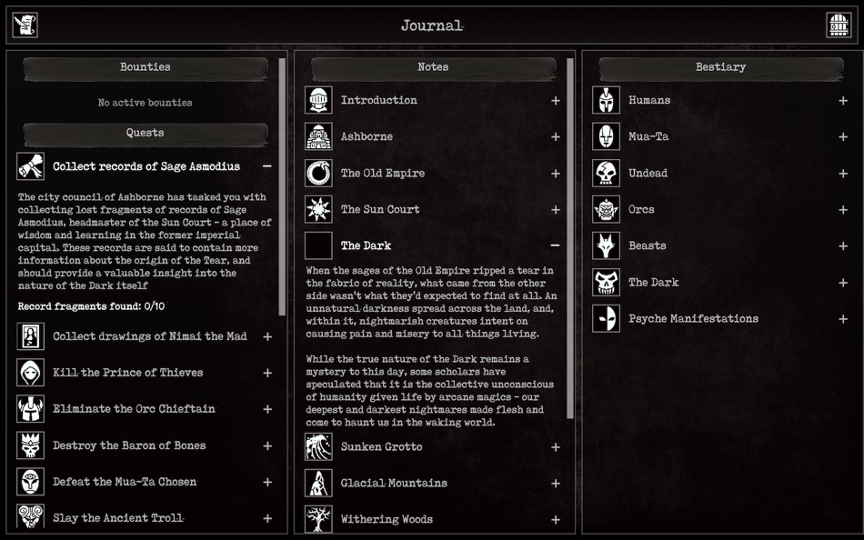 #10. Grim Quest (PC Edition) (macOS) De: Monomyth d.o.o.