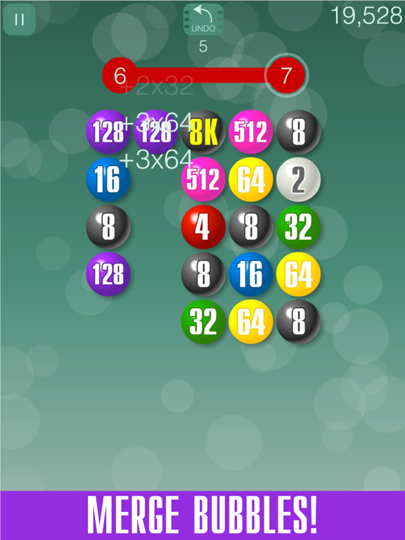 Screenshot #5 pour Merge Bubbles 2K