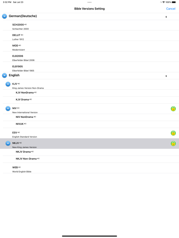 Screenshot #6 pour Deutsch Schlachter Audio Bibe