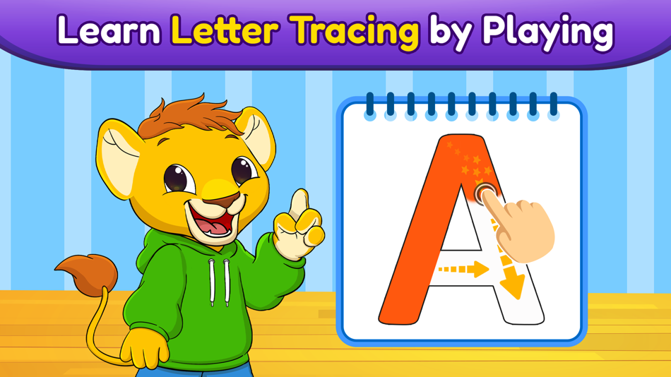 #1. Alphabet tracing & flash cards (iOS) 由: Bebi Family Games