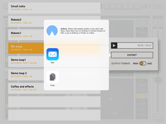 DFX - Digital Multi-FX iPad app afbeelding 5