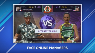 Tennis Manager Mobile Screenshot