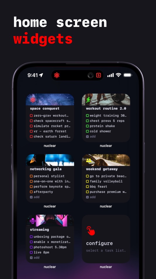 #5. Nuclear - To Do List & Tasks (macOS) Podle: Tom Medioni
