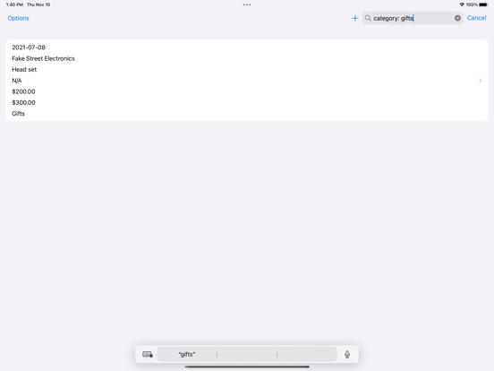 Screenshot #5 pour BCheckbook