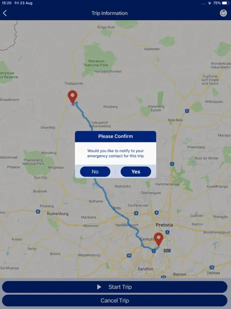 Anglo American Road Travel App