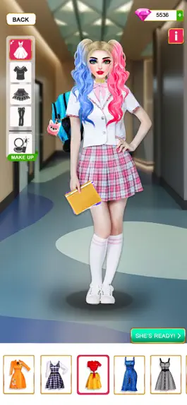 Game screenshot College Girls Fashion Dress Up hack