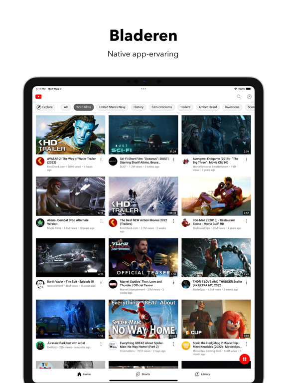 Video Lite iPad app afbeelding 2