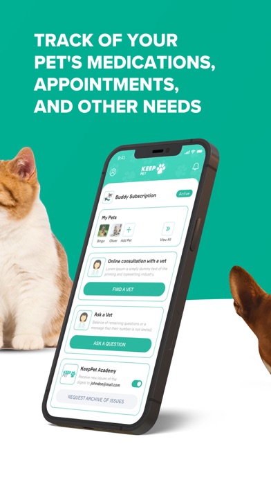 Keep.Pet Cat&Dog ID + Vet Care Screenshot