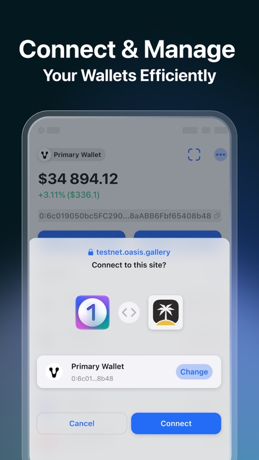 #3. OneArt: Web3 Wallet & Browser (iOS) 由: OneArt Digital OU