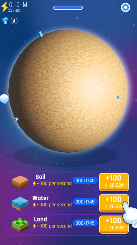 #1. Idle World ! (iOS) Bởi: funcell Games Pvt Ltd