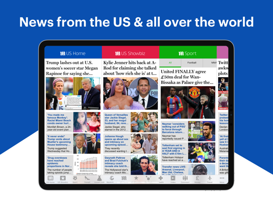 Daily Mail: Breaking News iPad app afbeelding 1