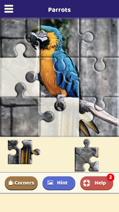 Parrot Love Puzzle Screenshot