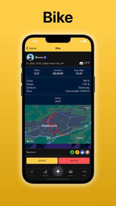 Outwork Workout Tracker Screenshot