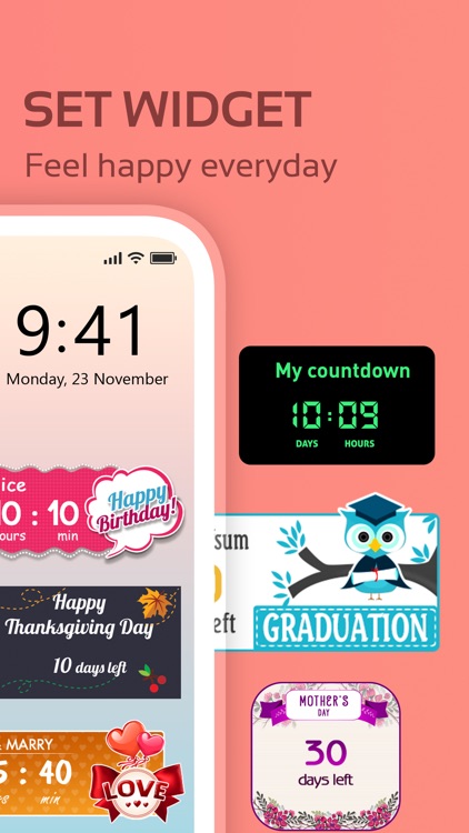 Countdown widget & timer 321