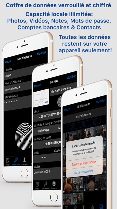 Screenshot #1 pour Coffre fort:Cacher Photo+Video