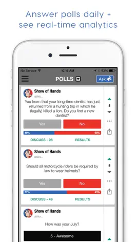 Game screenshot Show of Hands: Polls & More mod apk