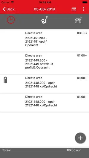 KRAAN Uren screenshot 2