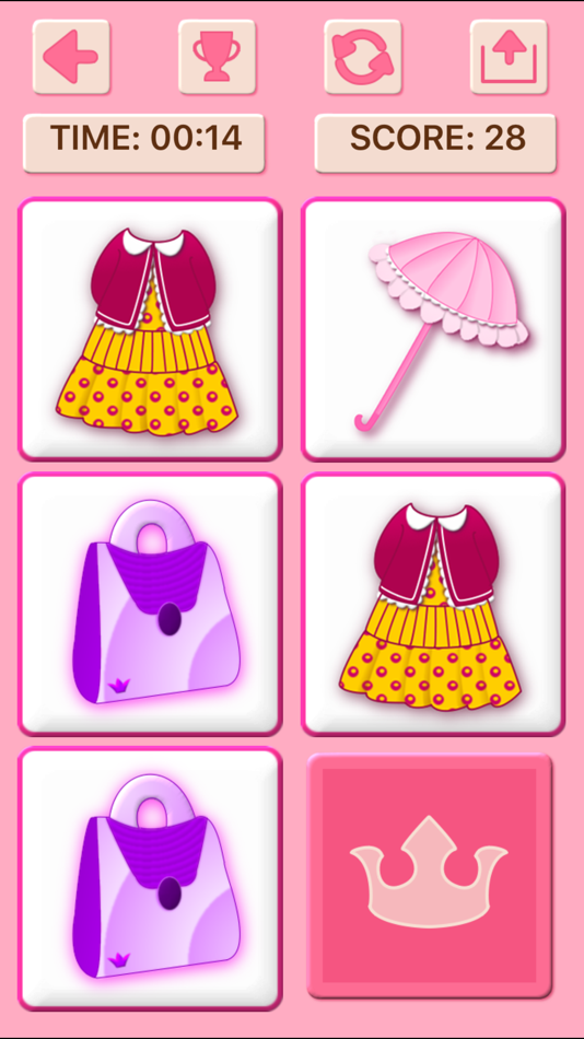#10. Princess Unicorn Memory Games (iOS) โดย: Irina Schens