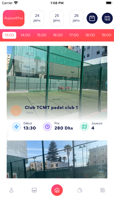 Booking Padel Maroc Screenshot