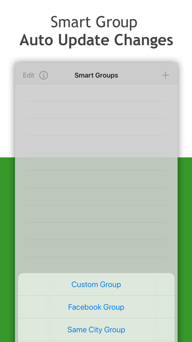 Smart Group: Email, SMS/Text Screenshot