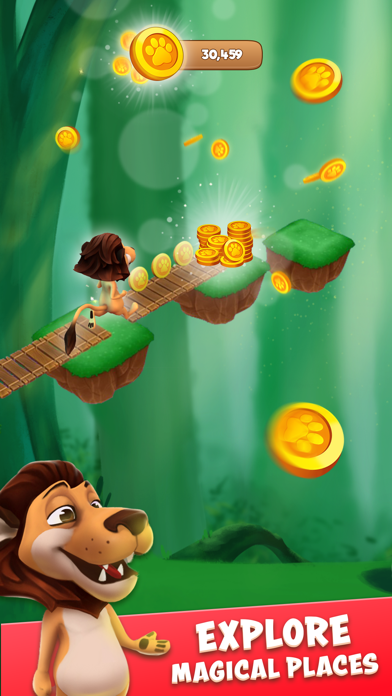 Animals & Coins Adventure Game Screenshot